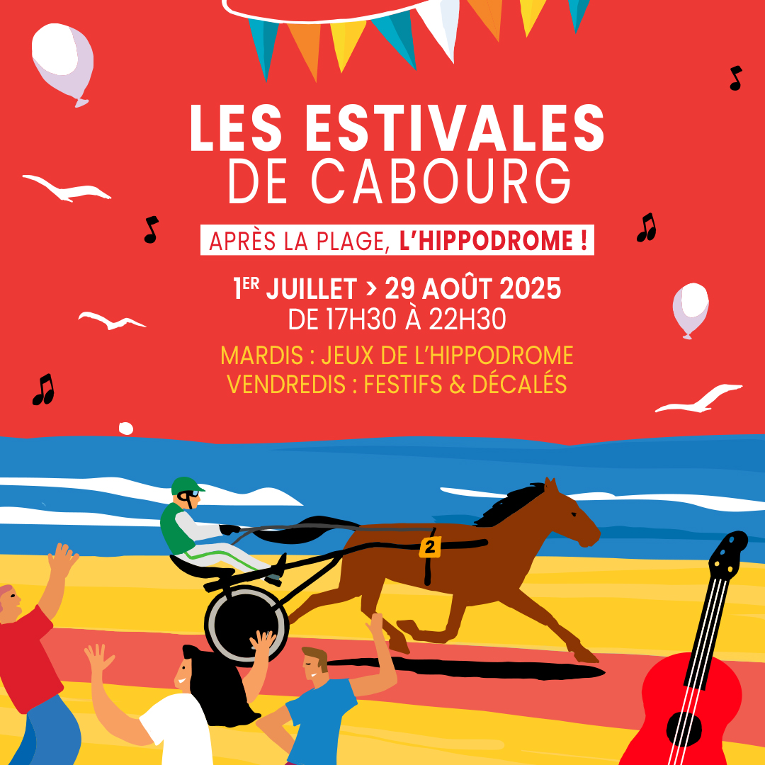 Retrouvez-nous aux Estivales de Cabourg